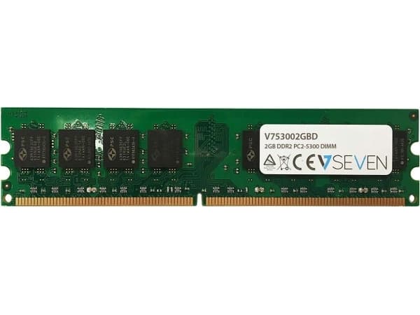 V7 V753002GBD minnemodul 2 GB 1 x 2 GB DDR2 667 MHz