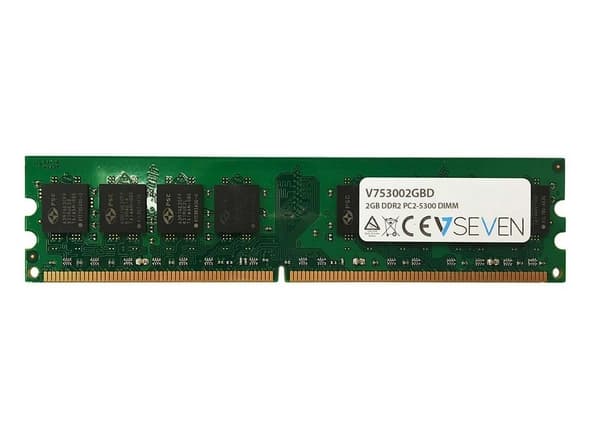 V7 V753002GBD minnemodul 2 GB 1 x 2 GB DDR2 667 MHz