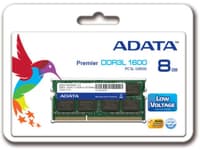 ADATA Premier Series - DDR3L - modul - 8 GB - SO DIMM 204-PIN - 1600 MHz / PC3L-12800 - CL11 - 1,35 V - ikke bufferet - ikke-ECC