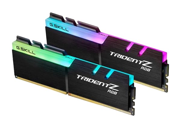 G.Skill TridentZ RGB Series - DDR4 - sats - 16 GB: 2 x 8 GB - DIMM 288-pin - 1600 MHz / PC4-25600 - CL16 - 1.35 V - ej buffrad - icke ECC
