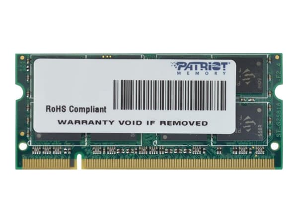 Patriot Signature Line - DDR2 - modul - 2 GB - SO DIMM 200-PIN - 800 MHz / PC2-6400 - CL5 - 1,8 V - ikke bufferet - ikke-ECC
