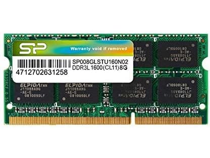 SILICON POWER - DDR3L - modul - 8 GB - SO DIMM 204-pin - 800 MHz / PC3L-12800 - CL11 - 1.35 V - ej buffrad - icke ECC