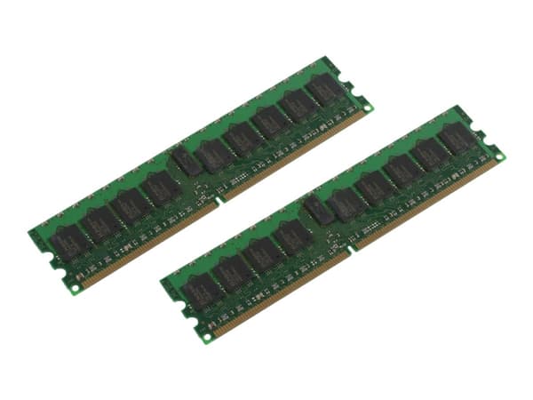 CoreParts - DDR2 - sett - 4 GB: 2 x 2 GB - DIMM 240-pin - 400 MHz / PC2-3200 - registrert - ECC Chipkill - for IBM eServer xSeries MXE 460; Lenovo Bl