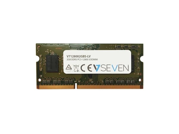 V7 V7128002GBS-LV RAM-minnen 2 GB 1 x 2 GB DDR3 1600 MHz