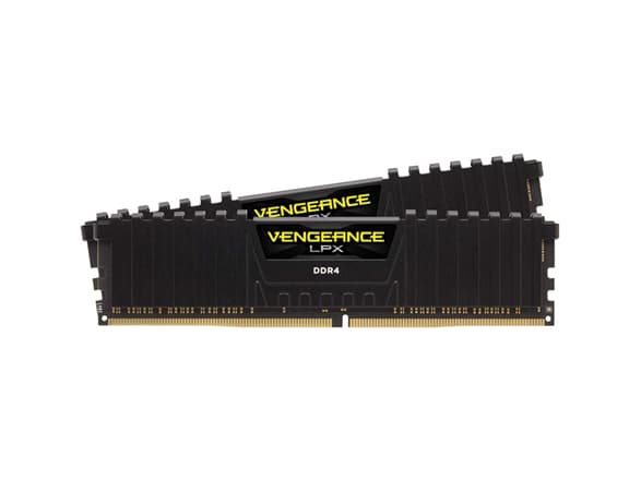 CORSAIR Vengeance LPX - DDR4 - sats - 16 GB: 2 x 8 GB - DIMM 288-pin - 1600 MHz / PC4-25600 - CL16 - 1.35 V - ej buffrad - icke ECC - svart