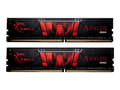 Miniatyrbild 1 av 5: G.Skill AEGIS - DDR4 - sats - 16 GB: 2 x 8 GB - DIMM 288-pin - 2400 MHz / PC4-19200 - CL17 - 1.2 V - ej buffrad - icke ECC