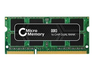 CoreParts - DDR3 - modul - 8 GB - SO DIMM 204-pin - 1600 MHz / PC3-12800 - CL11 - 1.5 V - ej buffrad - icke ECC