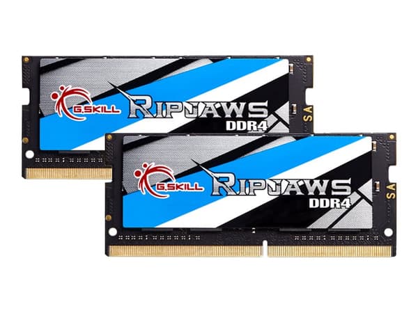G.Skill Ripjaws - DDR4 - sats - 32 GB: 2 x 16 GB - SO DIMM 260-pin - 3200 MHz / PC4-25600 - CL18 - 1.2 V - ej buffrad - icke ECC