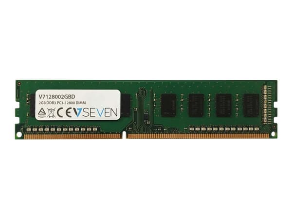 V7 - DDR3 - modul - 2 GB - DIMM 240-pin - 1600 MHz / PC3-12800 - ej buffrad - icke ECC