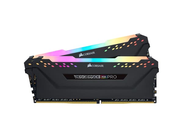 CORSAIR Vengeance RGB PRO - DDR4 - sats - 16 GB: 2 x 8 GB - DIMM 288-pin - 2933 MHz / PC4-23400 - CL16 - 1.35 V - ej buffrad - icke ECC - svart