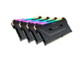Pikkukuva 3 / 5: CORSAIR 32GB RAMKit 4x8GB DDR4 3200MHZ 4x288 Dimm puskuroimaton 16-18-18-36 Vengeance RGB Pro musta lämmönlevittäjä RGB LED 1.2V XMP2.0