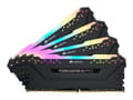 Pikkukuva 1 / 5: CORSAIR 32GB RAMKit 4x8GB DDR4 3200MHZ 4x288 Dimm puskuroimaton 16-18-18-36 Vengeance RGB Pro musta lämmönlevittäjä RGB LED 1.2V XMP2.0