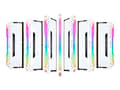 Miniatyrbilde 4 av 5: CORSAIR Vengeance RGB PRO - DDR4 - sett - 16 GB: 2 x 8 GB - DIMM 288-pin - 3200 MHz / PC4-25600 - CL16 - 1.35 V - ikke-bufret - ikke-ECC - hvit