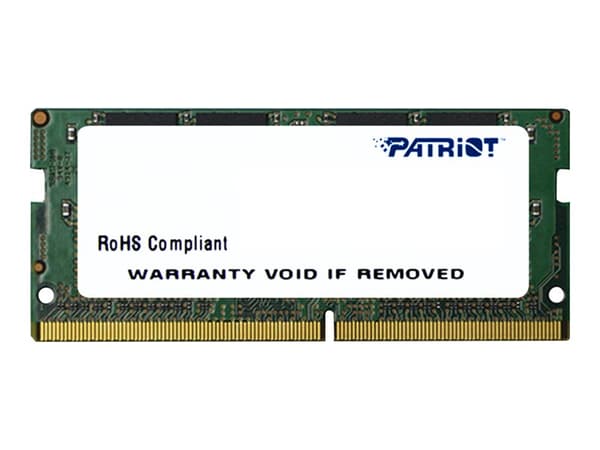 Patriot Signature Line - DDR4 - modul - 4 GB - SO DIMM 260-PIN - 2400 MHz / PC4-19200 - CL17 - 1,2 V - ikke bufferet - ikke-ECC