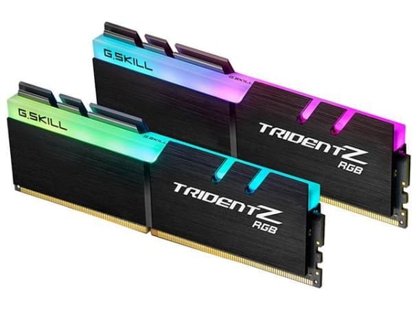 G.Skill TridentZ RGB Series - DDR4 - sett - 32 GB: 2 x 16 GB - DIMM 288-pin - 1600 MHz / PC4-25600 - CL16 - 1.35 V - ikke-bufret - ikke-ECC