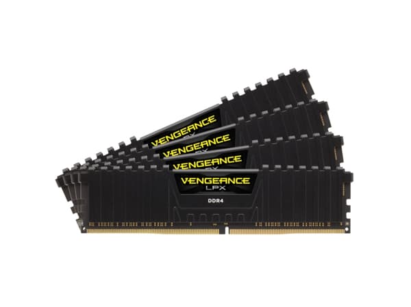 CORSAIR Vengeance LPX - DDR4 - sett - 16 GB: 2 x 8 GB - DIMM 288-pin - 2933 MHz / PC4-23400 - CL16 - 1.35 V - ikke-bufret - ikke-ECC - svart