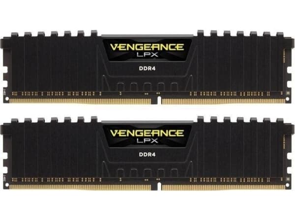 CORSAIR Vengeance LPX - DDR4 - sett - 16 GB: 2 x 8 GB - DIMM 288-pin - 2933 MHz / PC4-23400 - CL16 - 1.35 V - ikke-bufret - ikke-ECC - svart