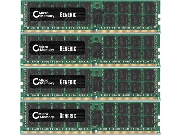 CoreParts - DDR4 - sarja - 64 GB: 4 x 16 GB - DIMM 288-PIN - 2133 MHz / PC4-17000 - 1,2 V - rekisteröity pariteetilla - ECC