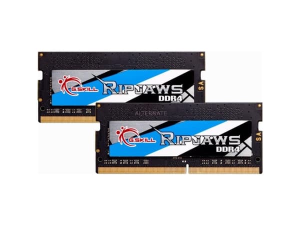 G.Skill Ripjaws - DDR4 - sats - 16 GB: 2 x 8 GB - SO DIMM 260-pin - 2666 MHz / PC4-21300 - CL19 - 1.2 V - ej buffrad - icke ECC