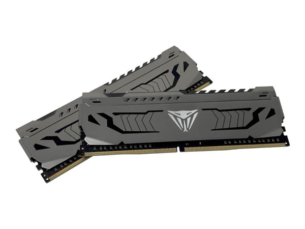 Patriot Extreme Performance Viper Steel - DDR4 - sett - 16 GB: 2 x 8 GB - DIMM 288-pin - 1600 MHz / PC4-25600 - CL16 - 1.35 V - ikke-bufret - ikke-EC
