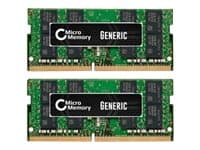 CoreParts - DDR4 - sats - 8 GB: 2 x 4 GB - SO DIMM 260-pin - 2400 MHz / PC4-19200 - 1.2 V - ej buffrad - icke ECC