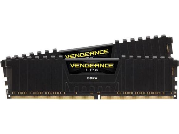 CORSAIR Vengeance LPX - DDR4 - sett - 64 GB: 2 x 32 GB - DIMM 288-pin - 3600 MHz / PC4-28800 - CL18 - 1.35 V - ikke-bufret - ikke-ECC - svart