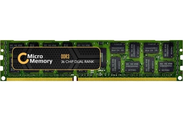 CoreParts - DDR3 - modul - 16 GB - DIMM 240-pin - 1333 MHz / PC3-10600 - 1.35 V - registrert - ECC