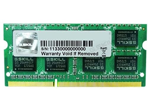 G.Skill SQ Series - DDR3 - modul - 8 GB - SO DIMM 204-pin - 1600 MHz / PC3-12800 - CL11 - 1.5 V - ikke-bufret - ikke-ECC