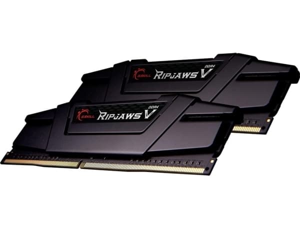 G.Skill Ripjaws V - DDR4 - sats - 16 GB: 2 x 8 GB - DIMM 288-pin - 1800 MHz / PC4-28800 - CL18 - 1.35 V - ej buffrad - icke ECC - classic black