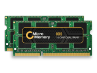 CoreParts - DDR3 - sarja - 8 Gt: 2 x 4 Gt - SO DIMM 204-PIN - 1066 MHz / PC3-8500 - puskuroimaton - ei-ECC - Apple MacBook Pro -tietokoneeseen