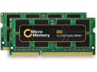 CoreParts - DDR3 - sarja - 8 Gt: 2 x 4 Gt - SO DIMM 204-PIN - 1066 MHz / PC3-8500 - puskuroimaton - ei-ECC - Apple MacBook Pro -tietokoneeseen