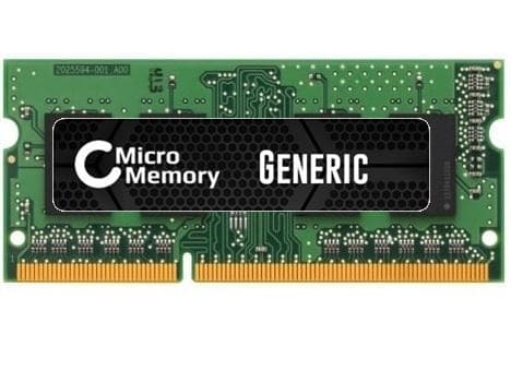 CoreParts - DDR3 - modul - 2 GB - SO DIMM 204-PIN - 1333 MHz / PC3-10600 - 1,5 V - ikke bufferet - ikke-ECC