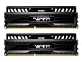 Miniatyrbilde 1 av 5: Patriot Extreme Performance Viper 3 Series Black Mamba Edition - DDR3 - sett - 16 GB: 2 x 8 GB - DIMM 240-pin - 800 MHz / PC3-12800 - CL10 - 1.5 V -
