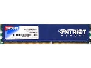 Patriot Memory 1GB DDR 184-pin DIMM Kit, 1 GB, 1 x 1 GB, DDR, 400 MHz, 184-pin DIMM