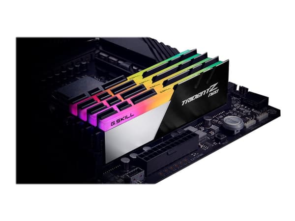 G.Skill TridentZ Neo Series - DDR4 - sett - 64 GB: 4 x 16 GB - DIMM 288-pin - 3200 MHz / PC4-25600 - CL16 - 1.35 V - ikke-bufret - ikke-ECC - børstet