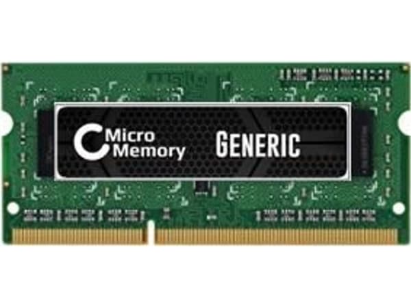 CoreParts - DDR3 - modul - 4 GB - SO DIMM 204-pin - 1600 MHz / PC3-12800 - 1.5 V - ikke-bufret - ikke-ECC