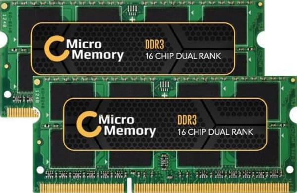 CoreParts - DDR3 - sett - 16 GB: 2 x 8 GB - SO DIMM 204-pin - 1333 MHz / PC3-10600 - 1.5 V - ikke-bufret - ikke-ECC