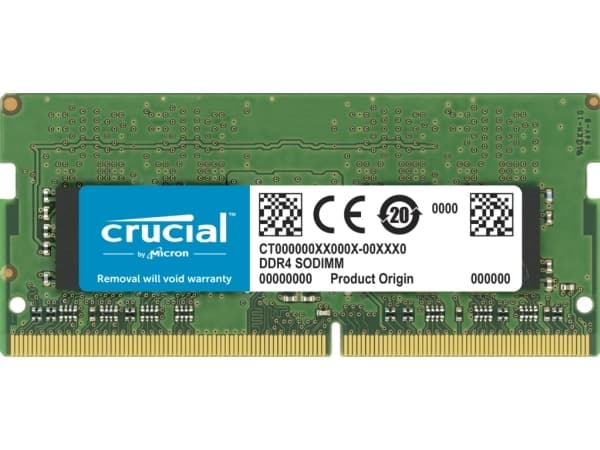 Crucial - DDR4 - modul - 32 GB - SO DIMM 260-pin - 1600 MHz / PC4-25600 - CL22 - 1.2 V - ikke-bufret - ikke-ECC