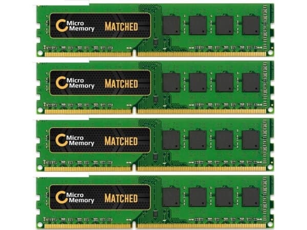 CoreParts - DDR3 - sett - 16 GB: 4 x 4 GB - DIMM 240-pin - 1333 MHz / PC3-10600 - registrert - ECC