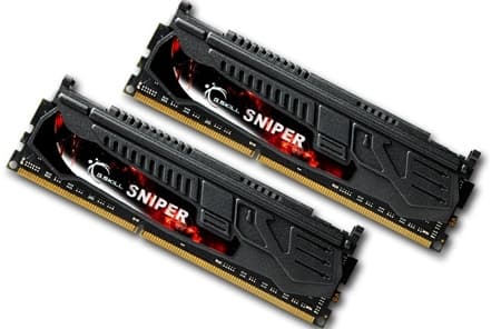 G.Skill SNIPER Series - DDR3 - sett - 8 GB: 2 x 4 GB - DIMM 240-pin - 1866 MHz / PC3-14900 - CL9 - 1.5 V - ikke-bufret - ikke-ECC