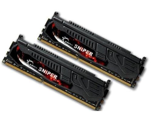 G.Skill SNIPER Series - DDR3 - sett - 8 GB: 2 x 4 GB - DIMM 240-pin - 1866 MHz / PC3-14900 - CL9 - 1.5 V - ikke-bufret - ikke-ECC