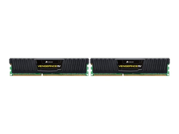 CORSAIR Vengeance - DDR3 - sett - 16 GB: 2 x 8 GB - DIMM 240-pin - 1600 MHz / PC3-12800 - CL10 - 1.5 V - ikke-bufret - ikke-ECC