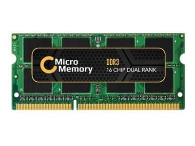 CoreParts - DDR3 - modul - 4 GB - SO DIMM 204-pin - 1333 MHz / PC3-10600 - ikke-bufret - ikke-ECC