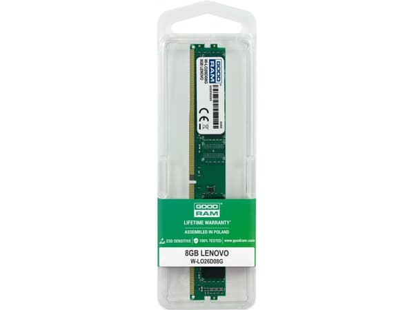 GOODRAM - DDR4 - modul - 8 GB - DIMM 288-pin - 2666 MHz / PC4-21300 - CL19 - 1.2 V - ikke-bufret - ikke-ECC