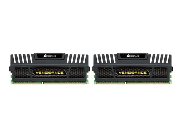 CORSAIR Vengeance - DDR3 - sett - 8 GB: 2 x 4 GB - DIMM 240-pin - 1600 MHz / PC3-12800 - CL9 - 1.5 V - ikke-bufret - ikke-ECC