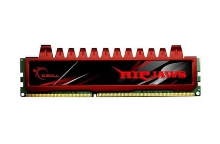 G.Skill Ripjaws - DDR3 - sett - 8 GB: 2 x 4 GB - DIMM 240-pin - 1600 MHz / PC3-12800 - CL9 - 1.5 V - ikke-bufret - ikke-ECC