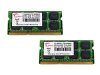 G.Skill 8GB DDR3-1066 SQ, 8 GB, 2 x 4 GB, DDR3, 1066 MHz, 204-pin SO-DIMM