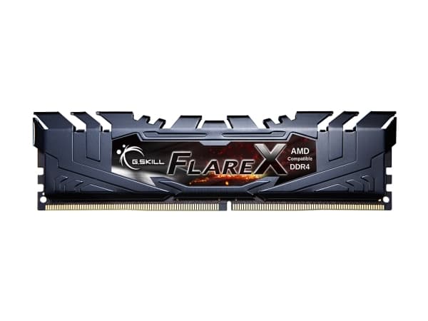 G.Skill Flare X (for AMD) F4-3200C16Q-64GFX, 64 GB, 4 x 16 GB, DDR4, 3200 MHz