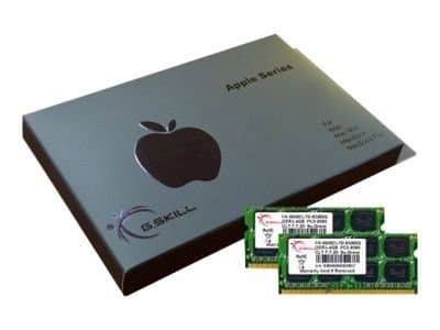 G.Skill SQ Series - DDR3 - sett - 8 GB: 2 x 4 GB - SO DIMM 204-pin - 1066 MHz / PC3-8500 - CL7 - 1.5 V - ikke-bufret - ikke-ECC