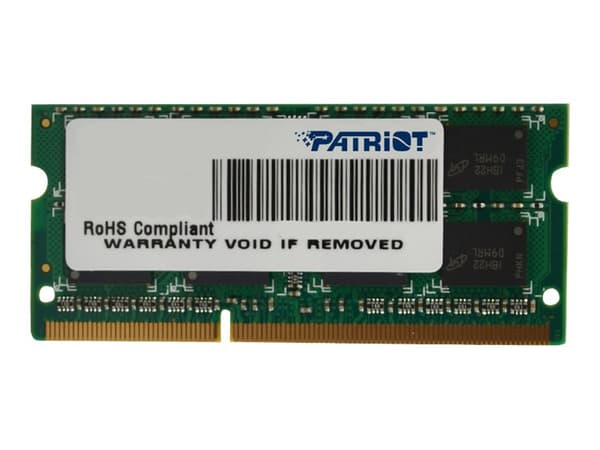 Patriot Signature Line - DDR3 - modul - 4 GB - SO DIMM 204-PIN - 1333 MHz / PC3-10600 - CL9 - 1,5 V - ikke bufferet - ikke-ECC